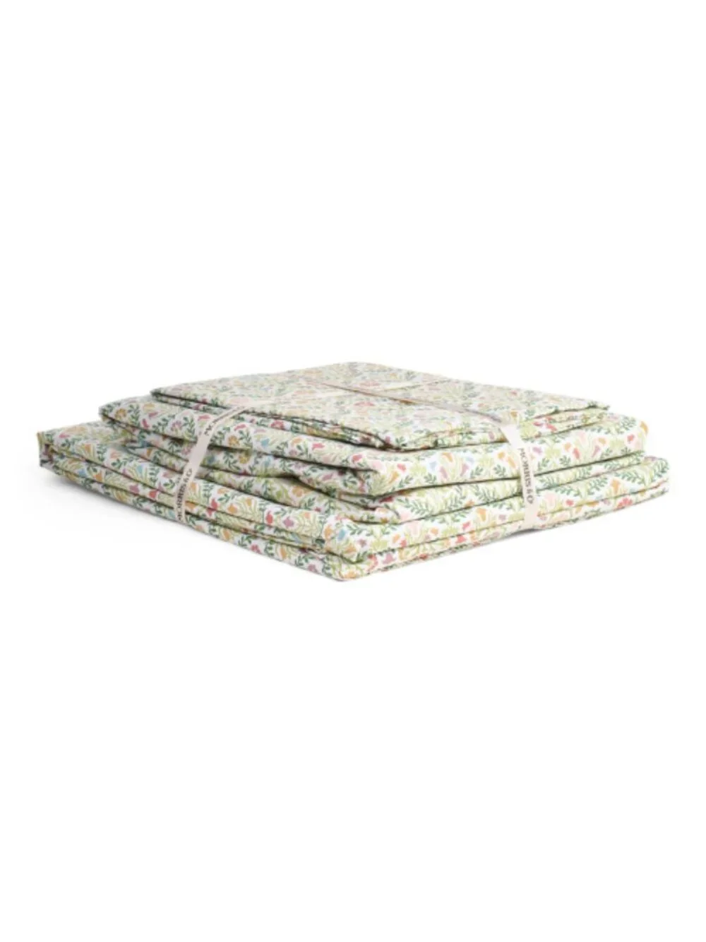 MORRIS & CO. Cotton Percale Bellflower Sheet Set